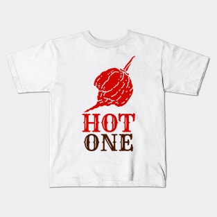 Hot One - Carolina Reaper Design Kids T-Shirt